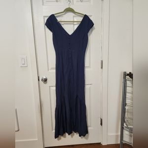 Blue maxi dress
